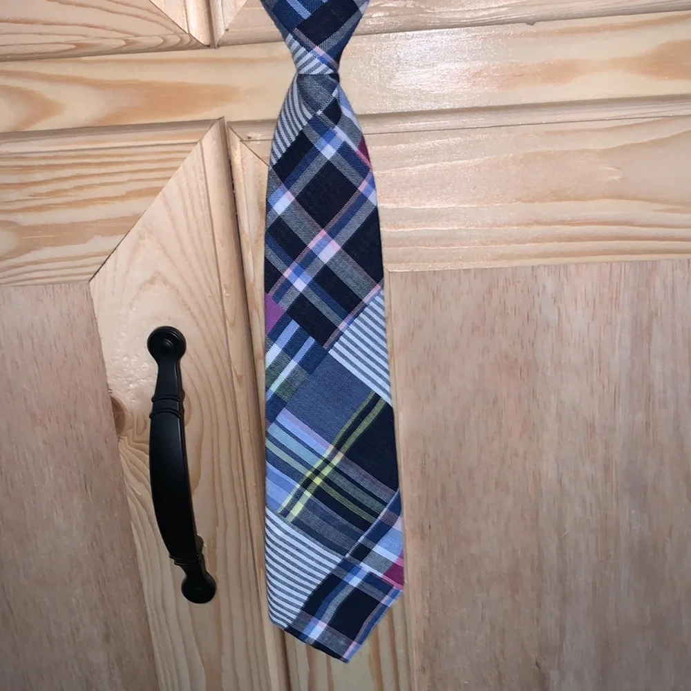 Gymboree madras plaid neck tie size 0-24 Months